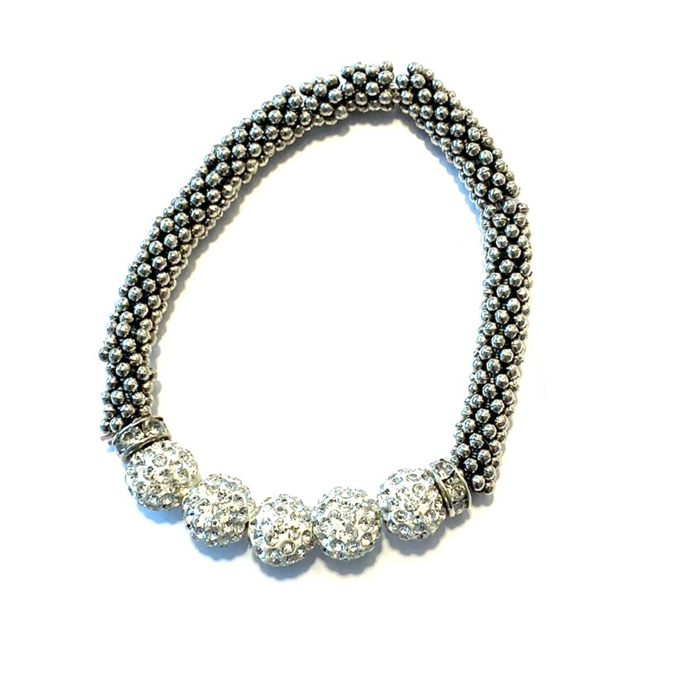 Bracelet Metal & Zirconia Quality Jewelry